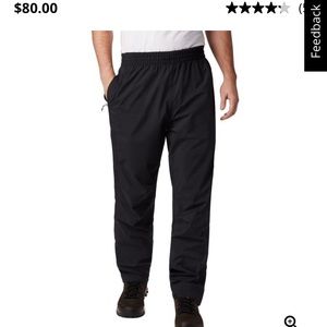 Men’s waterproof pants Columbia size S